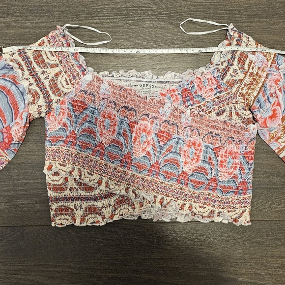 GUESS Wrap Style Crop Top - Picture 6 of 6